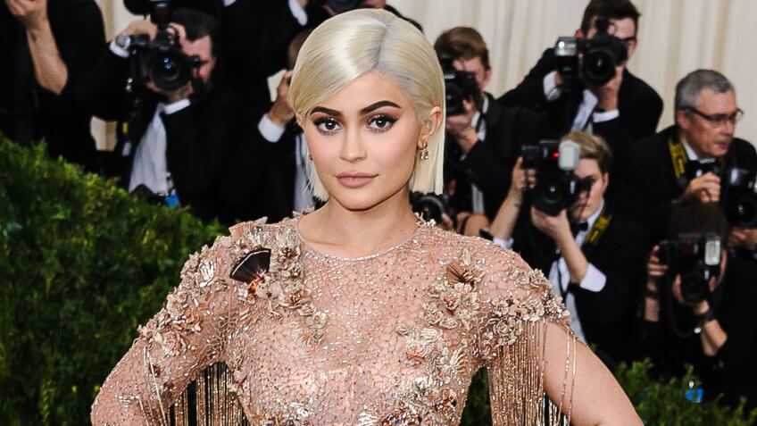 Kylie Jenner attends the 2017 Metropolitan Museum of Art Costume Institute Gala at the Metropolitan Museum of Art in New York, NY on May 1st, 2017.