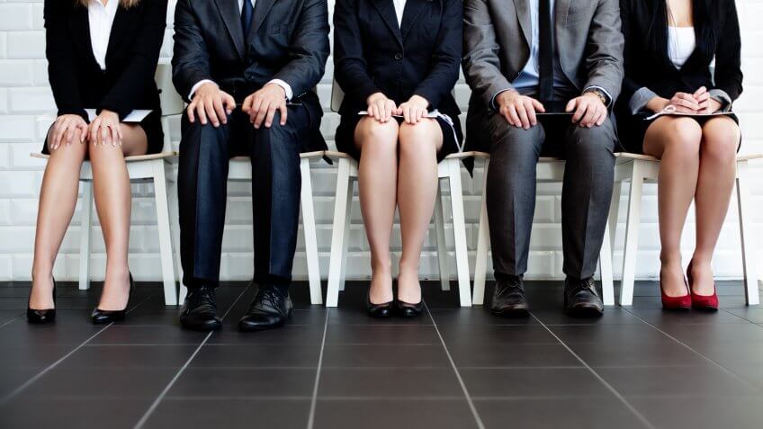 awaiting a job interview