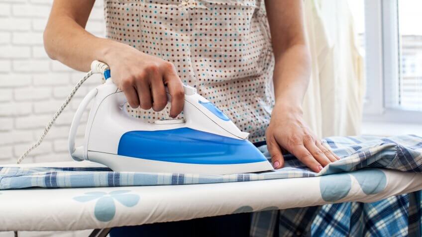 ironing clothes