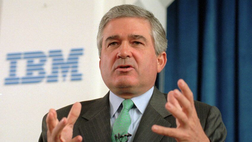 IBM Chairman and CEO Louis V.
