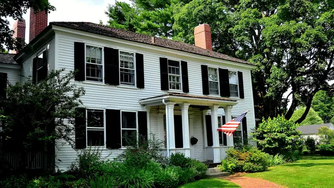A house in Lexington, Massachusetts to illustrate livability, real estate market and more.