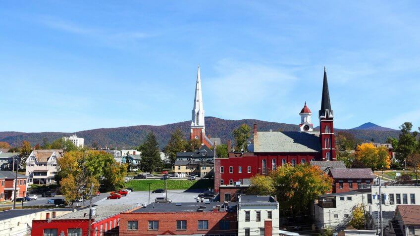 10978, Cities, Horizontal, States, United States, Vermont, america
