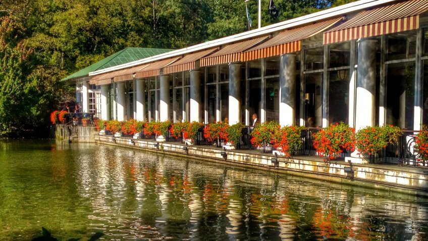 The Loeb Boathouse at Central Park.