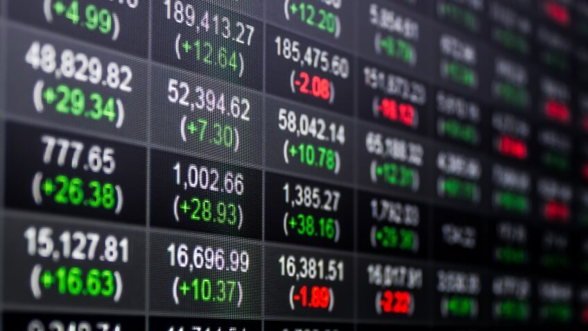 Stocks chart performance