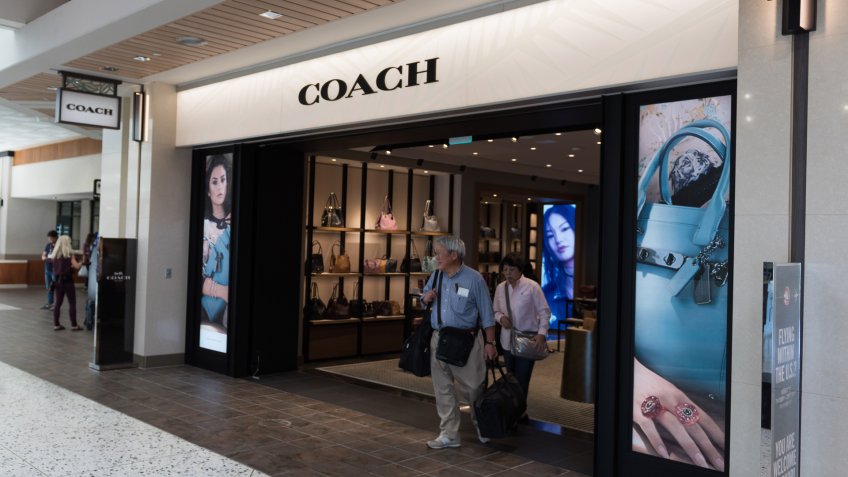 Honolulu, USA - Nov 12, 2017: The Coach store late in the day at the Daniel K.