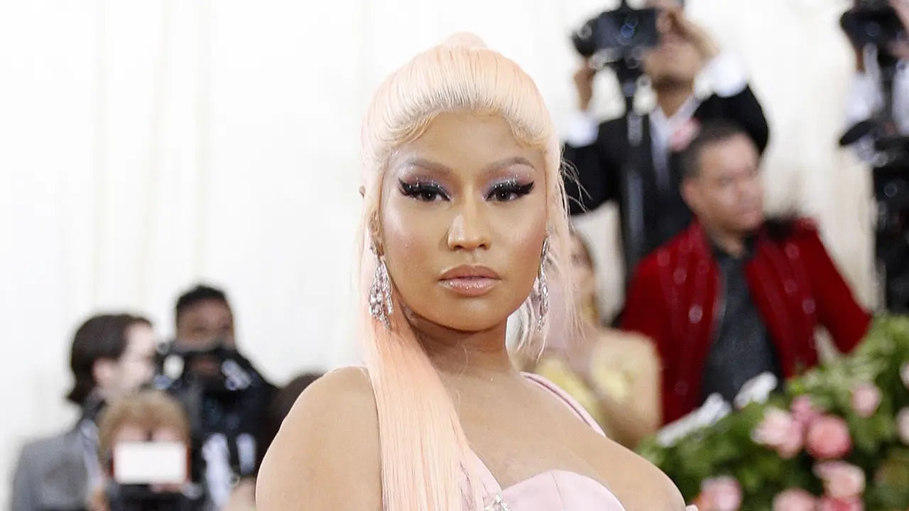 Mandatory Credit: Photo by JUSTIN LANE/EPA-EFE/Shutterstock (10229716jo)Nicki Minaj arrives on the red carpet for the 2019 Met Gala, the annual benefit for the Metropolitan Museum of Art's Costume Institute, in New York, New York, USA, 06 May 2019.