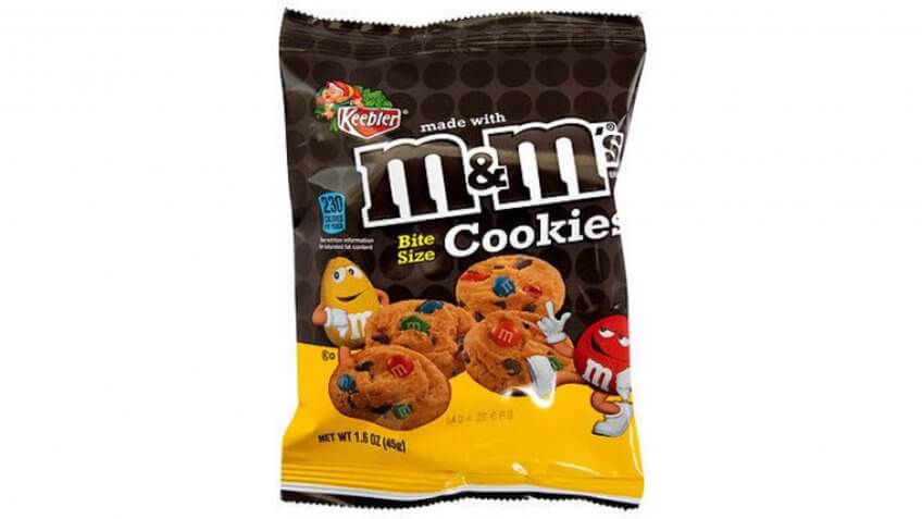 Bag of M&M’s Bite Size Cookies