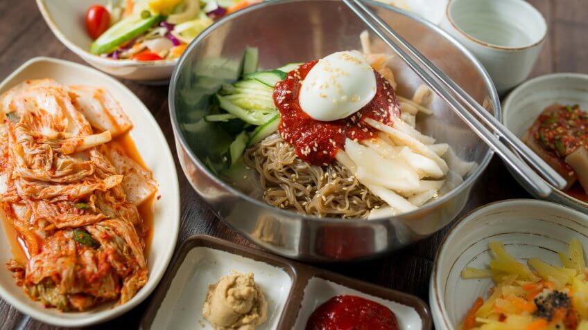 Korean food.