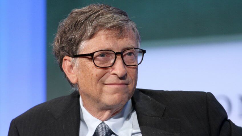 NEW YORK - SEPTEMBER 24: Bill Gates attends the Clinton Global Initiative Annual Meeting at The Shertaon New York Hotel on September 24, 2013 in New York City.