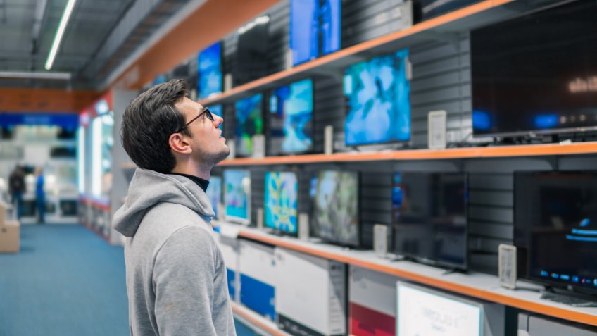 electronics store, shopping