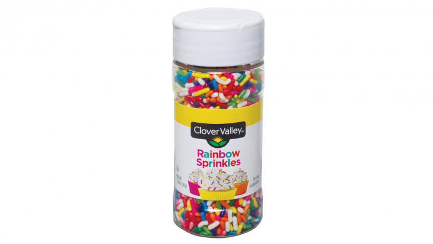 Jar of Rainbow Sprinkles