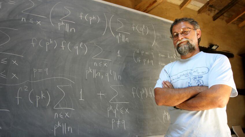ISTANBUL, TURKEY - AUGUST 16: Famous Turkish mathematician, 'Nesin Foundation' director and 'Nesin Mathematics Village' founder Ali Nesin portrait on August 16, 2008 in Istanbul, Turkey.