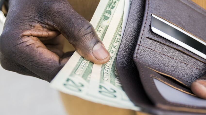 cash, wallet