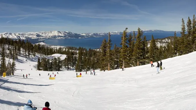 Lake Tahoe, snow, winter