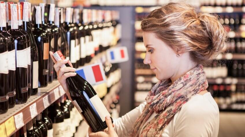 wine, wine aisle