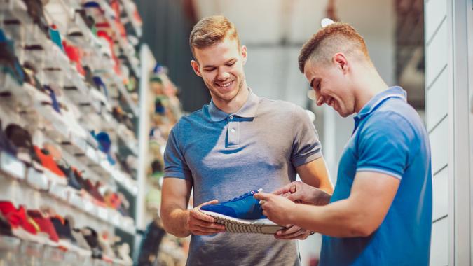 Shopping Without a Rewards Card buying-new-shoes