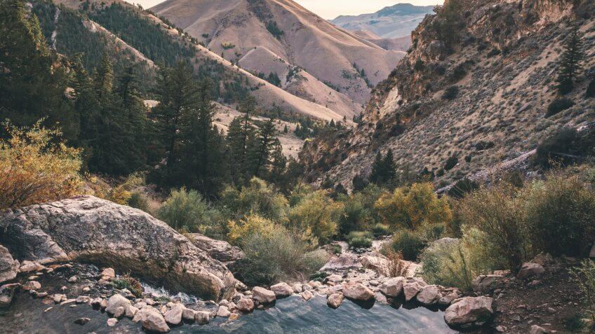 Goldbug Hot Spring - Salmon, Idaho.