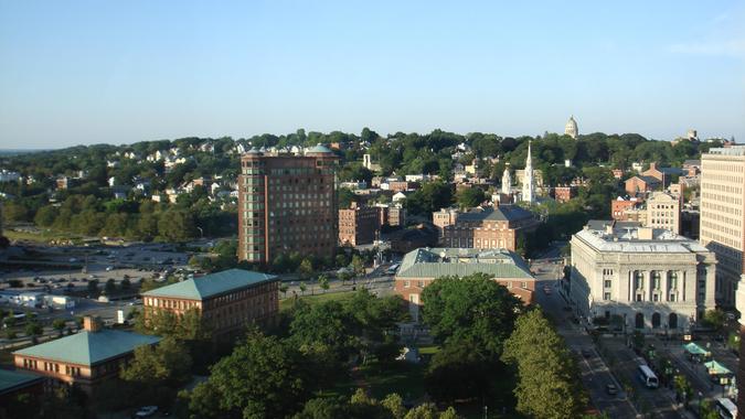 College Hill, brown university