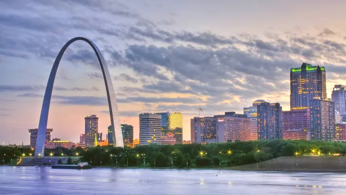 St. Louis Missouri skyline
