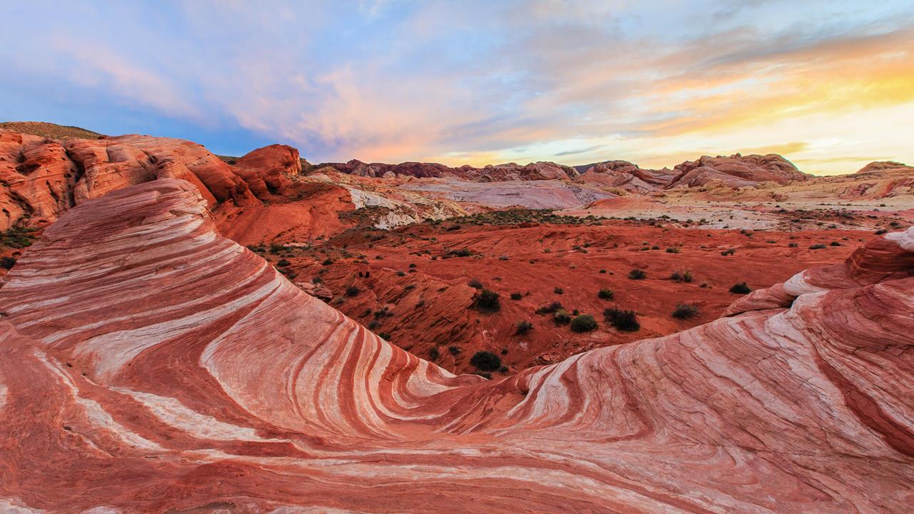 The Fire Wave Valley of Fire State Park Nevada.