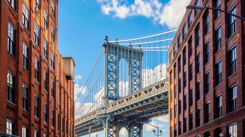 Manhattan Bridge in Brooklyn