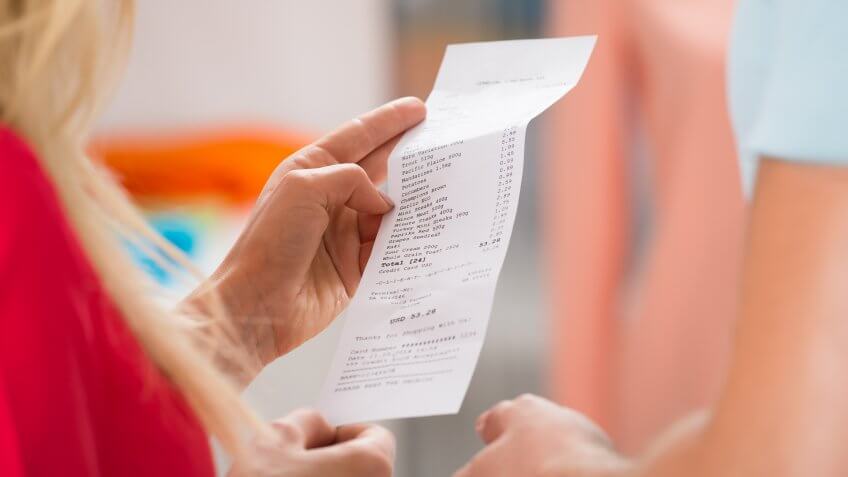 receipt, sales, store receipt