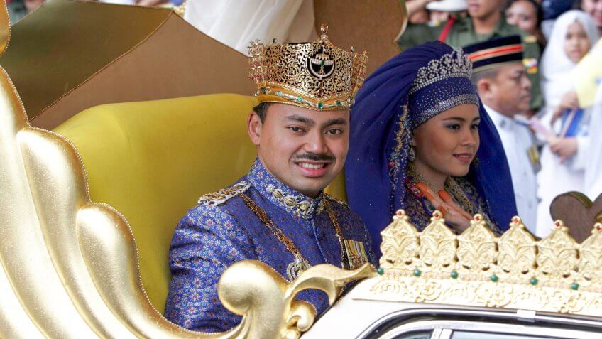 The Most Expensive Royal Weddings In History Gobankingrates Prince Al Muhtadee Billah Of Brunei And Sarah Salleh Wedding