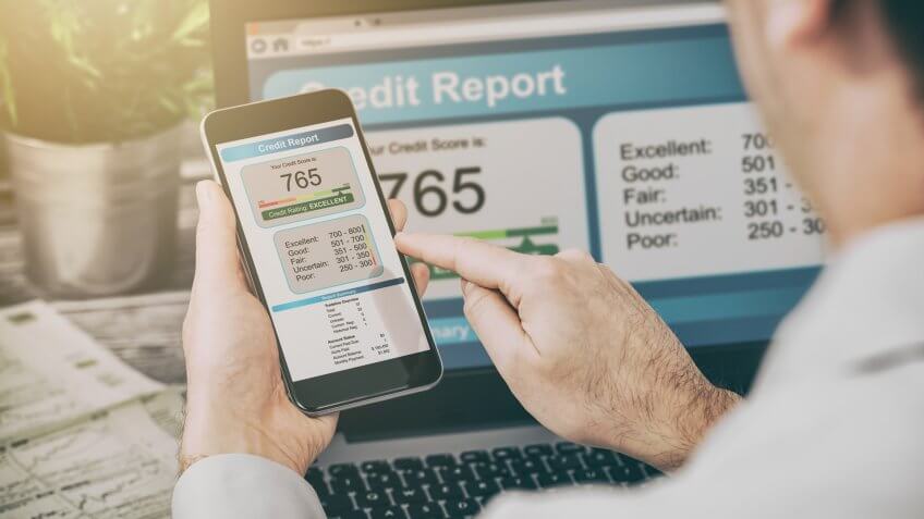 report credit score banking application risk form document.