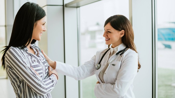 Female, doctor, patient, woman