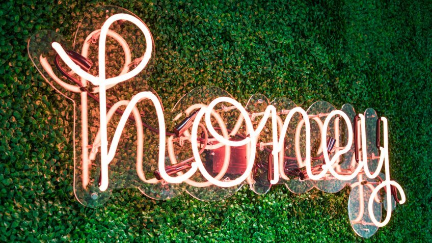 Honey neon sign