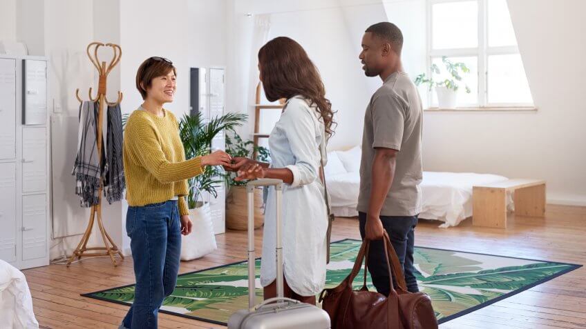 Travel, guests, homestay, hospitality, hostess