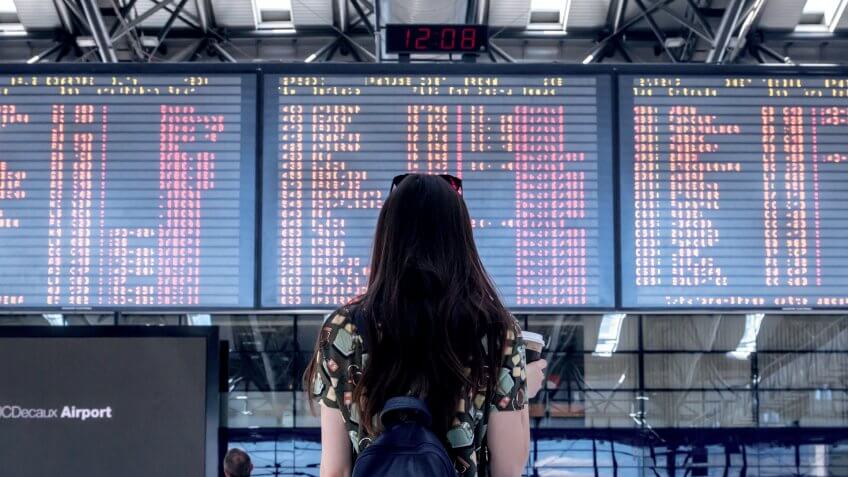 Travel, arrivals, departures, traveler