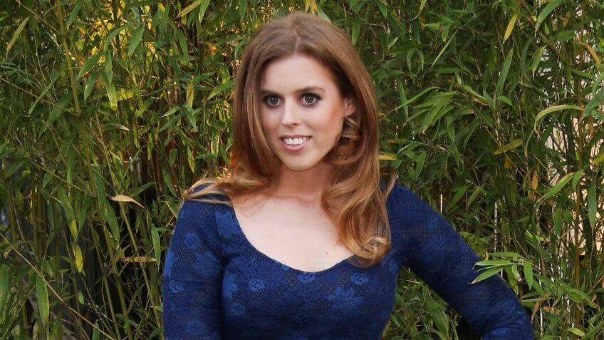 LONDON - JUN 26, 2013: Princess Beatrice of York attends the annual Serpentine Gallery summer party on Jun 26, 2013 in London.