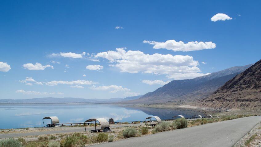 Walker Lake, from a campground north of Hawthorne.