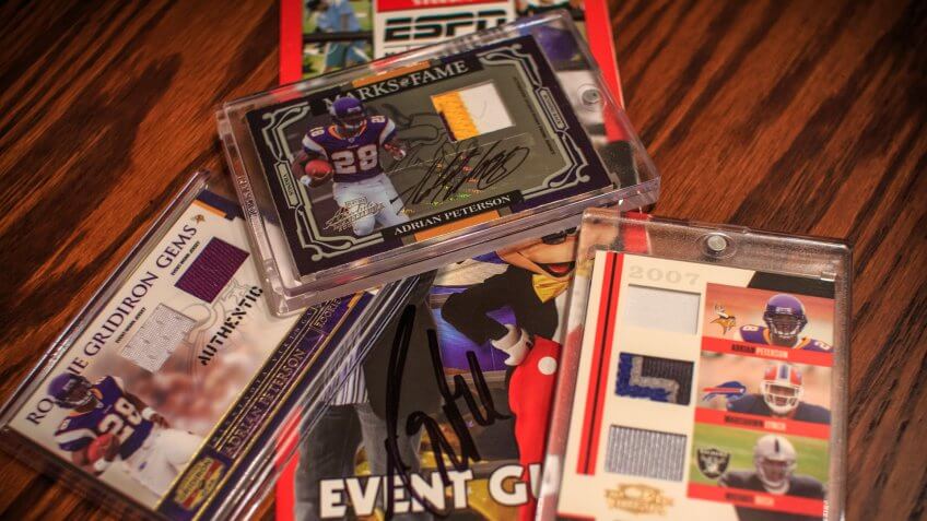 2007, Absolute Memorabilia, Adrian Peterson, Drew Brees, RC, autograph, football-cards, patch, trading cards