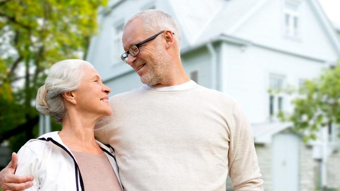 senior couple housing taxes real estate