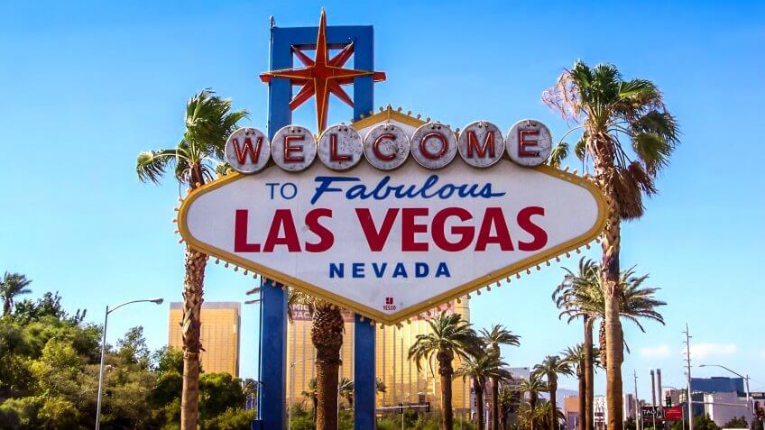 Las Vegas, Travel, welcome sign
