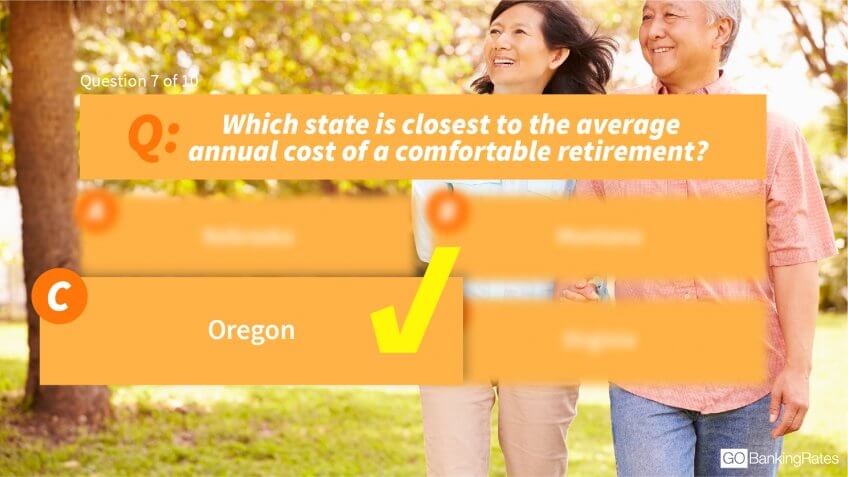 Answer: c) Oregon