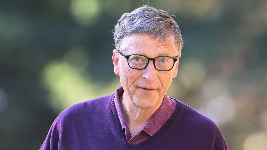 SUN VALLEY, ID - JULY 10: Bill Gates, chairman and founder of Microsoft Corp.