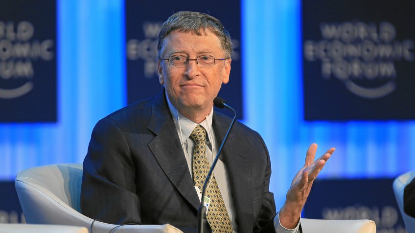 Bill Gates speaks at World Economic Forum