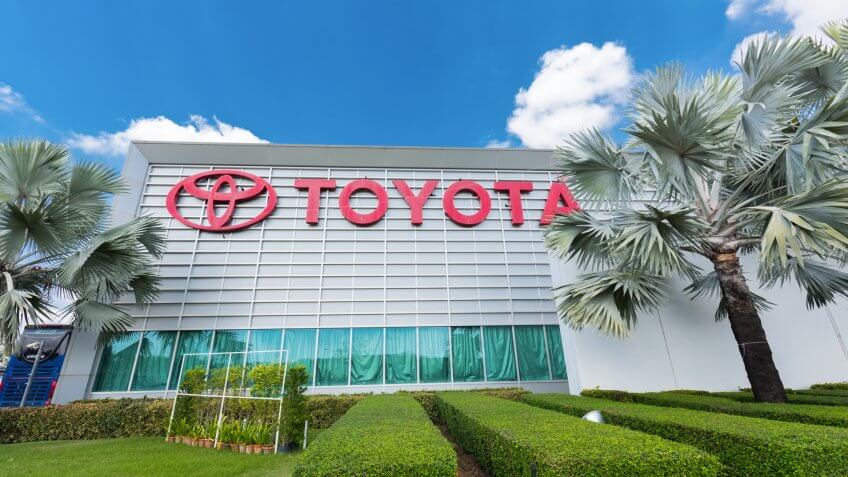 BANGKOK, THAILAND - Feb 1, 2016: Office of Toyota Assembly Plant Factory (Ban Pho) in Thailand.