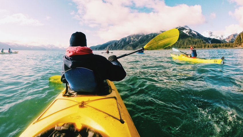 Kayaking in Alaska