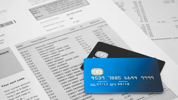 bills, credit card statement, credit cards