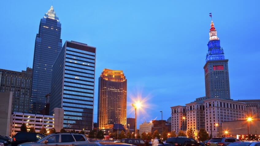 Cities, Ohio, downtown, hotels