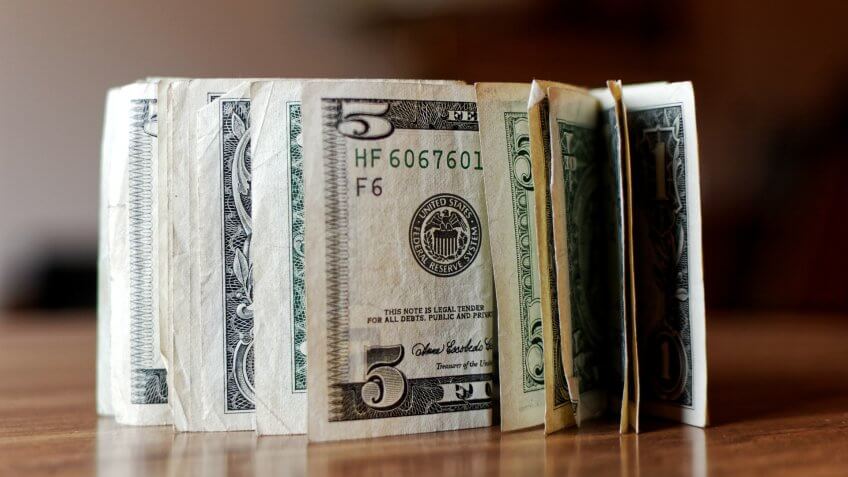 $5 bills cash