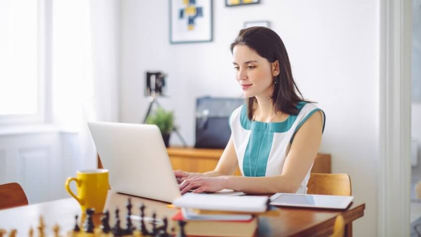 working at home