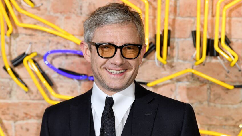 Mandatory Credit: Photo by James Gourley/REX/Shutterstock (9366213as)Martin Freeman'Black Panther' film premiere, London, UK - 08 Feb 2018.