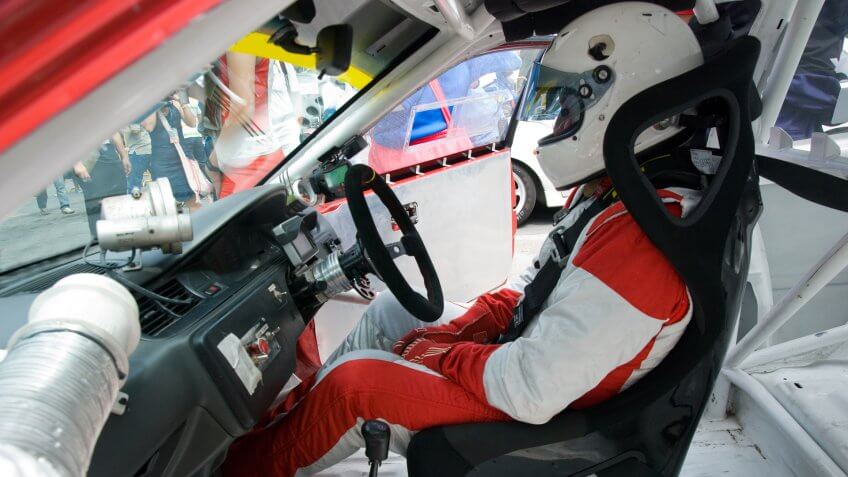 driver, race car, racing