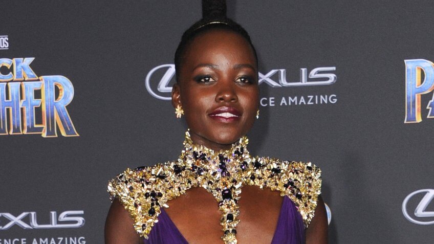 Lupita Nyong'o at the World premiere of Marvel's 'Black Panther' held at the El Capitan Theatre in Hollywood, USA on January 29, 2018.