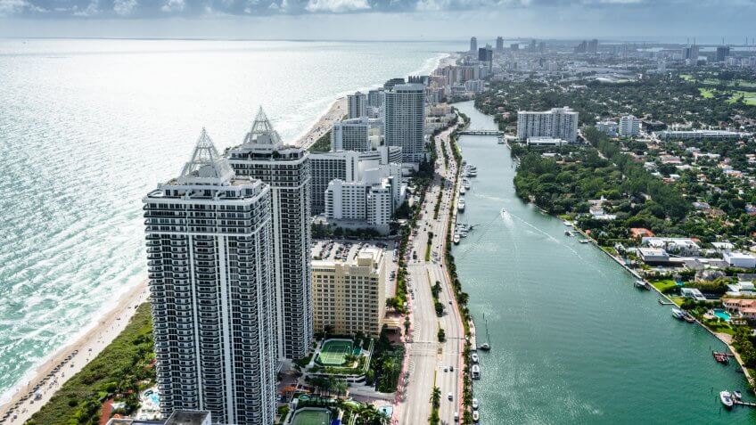 Fort Lauderdale aerial view.